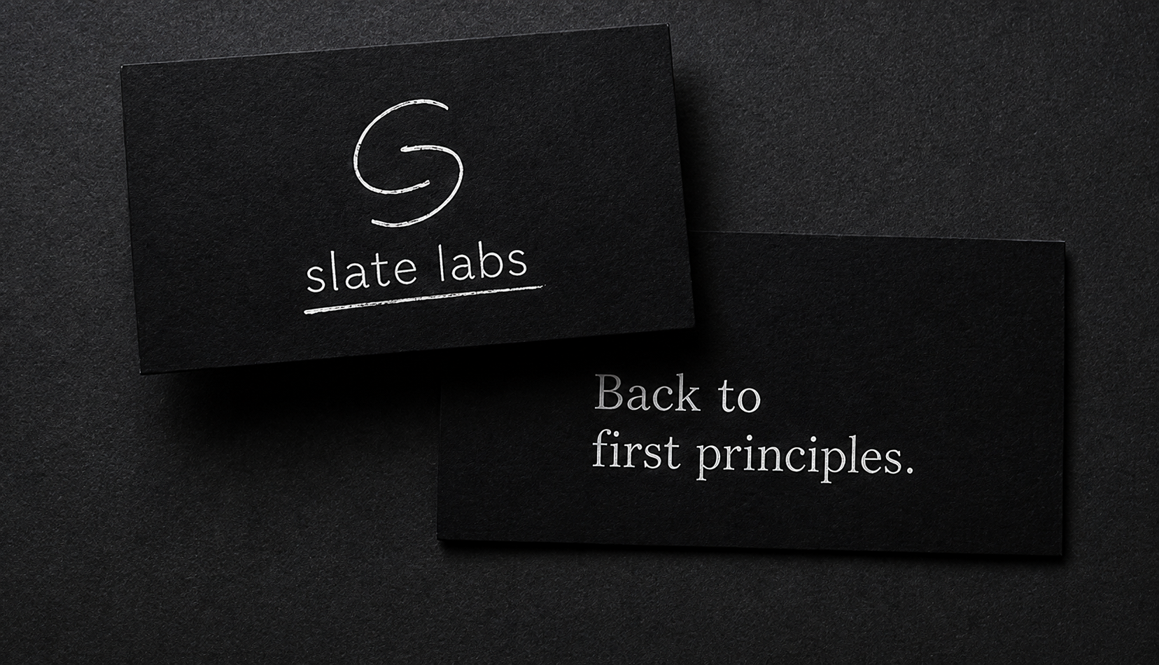 Back to first principles